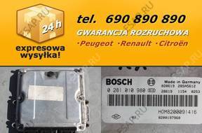 БЛОК УПРАВЛЕНИЯ ДВИГАТЕЛЕМ 0281010980 RENAULT SCENIC I 1.9