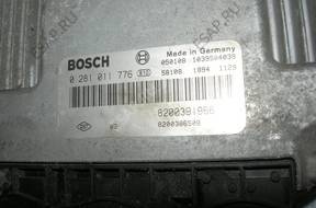 БЛОК УПРАВЛЕНИЯ ДВИГАТЕЛЕМ 0281011776 SCENIC 2 II 1.9 DCI