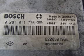 БЛОК УПРАВЛЕНИЯ ДВИГАТЕЛЕМ 0281011776 SCENIC II 1.9 DCI 04 год,