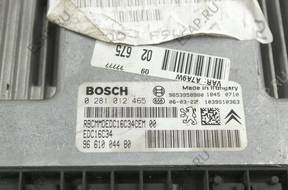 БЛОК УПРАВЛЕНИЯ ДВИГАТЕЛЕМ 0281012465 9661004480 PEUGEOT 207