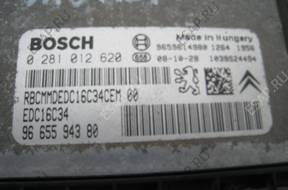 БЛОК УПРАВЛЕНИЯ ДВИГАТЕЛЕМ 0281012620 BERLINGO 1,6 HDI