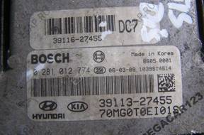БЛОК УПРАВЛЕНИЯ ДВИГАТЕЛЕМ 0281012774  MAGENTIS 2,0 CRDI