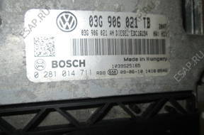 БЛОК УПРАВЛЕНИЯ ДВИГАТЕЛЕМ 0281014711 OCTAVIA II LIFT 1.9TDI