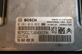 БЛОК УПРАВЛЕНИЯ ДВИГАТЕЛЕМ 0281019820 9806002080 PEUGEOT 208