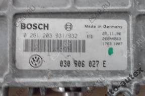 БЛОК УПРАВЛЕНИЯ   ДВИГАТЕЛЕМ 030906027E VW POLO 1.0