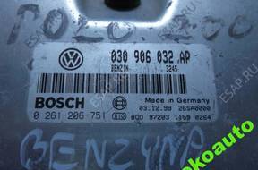 БЛОК УПРАВЛЕНИЯ ДВИГАТЕЛЕМ 030906032AP VW POLO 6N2 1.4 B