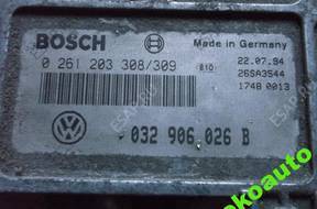 БЛОК УПРАВЛЕНИЯ ДВИГАТЕЛЕМ  032906026B VW POLO