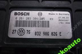 БЛОК УПРАВЛЕНИЯ ДВИГАТЕЛЕМ 032906026E VW Golf III Vento 1.6b
