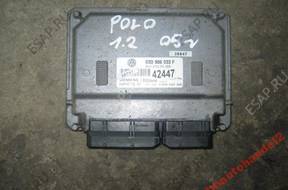 БЛОК УПРАВЛЕНИЯ ДВИГАТЕЛЕМ 033F VW POLO IV 1.2 2005 год AB