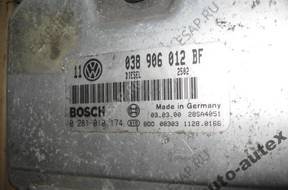 БЛОК УПРАВЛЕНИЯ ДВИГАТЕЛЕМ 038906012BF VW GOLF IV 1.9 SDI
