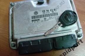 БЛОК УПРАВЛЕНИЯ ДВИГАТЕЛЕМ 038906012HP КЛЮЧ