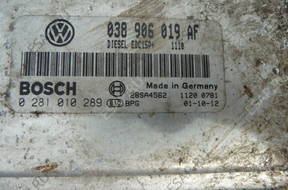 БЛОК УПРАВЛЕНИЯ ДВИГАТЕЛЕМ 038906019 AF 1.9 TDI SKODA FABIA