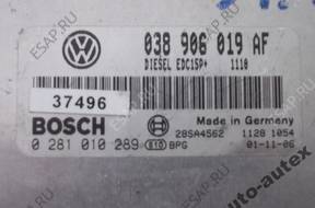 БЛОК УПРАВЛЕНИЯ ДВИГАТЕЛЕМ 038906019AF SKODA FABIA 1.9 TDI