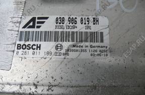 БЛОК УПРАВЛЕНИЯ   ДВИГАТЕЛЕМ 038906019BH 1.9 TDI VW