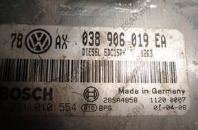 БЛОК УПРАВЛЕНИЯ ДВИГАТЕЛЕМ 038906019EA PASSAT B5 FL 1.9TDI