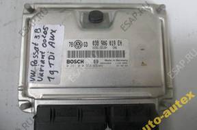 БЛОК УПРАВЛЕНИЯ ДВИГАТЕЛЕМ 038906019EH 1.9 TDI AWX PASSAT B5