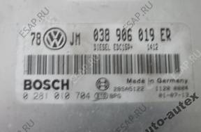 БЛОК УПРАВЛЕНИЯ ДВИГАТЕЛЕМ 038906019ER A4 A6 PASSAT B5 1.9