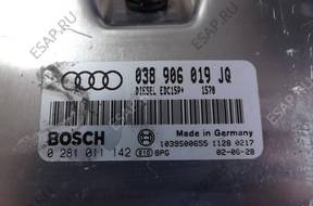 БЛОК УПРАВЛЕНИЯ ДВИГАТЕЛЕМ 038906019JQ VW SEAT AUDI 1.9 TDI