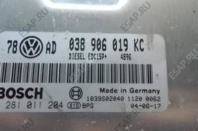 БЛОК УПРАВЛЕНИЯ ДВИГАТЕЛЕМ 038906019KC VW SEAT AUDI
