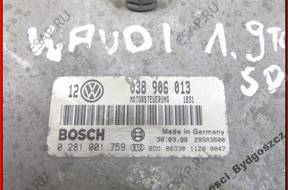 БЛОК УПРАВЛЕНИЯ ДВИГАТЕЛЕМ 038906380 VW AUDI 1.9 SDI