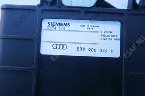 БЛОК УПРАВЛЕНИЯ ДВИГАТЕЛЕМ 039906024D AUDI 80 B4 2.0 ABK