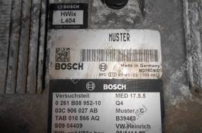 БЛОК УПРАВЛЕНИЯ   ДВИГАТЕЛЕМ 03C906027AB VW 1.4 TSI