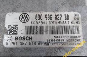 БЛОК УПРАВЛЕНИЯ ДВИГАТЕЛЕМ 03C906027BD 0261S07018 VW GOLF VI
