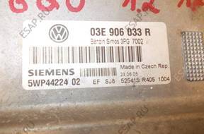 БЛОК УПРАВЛЕНИЯ ДВИГАТЕЛЕМ 03E906033 год, VW Polo 6Q0 1,2 12V