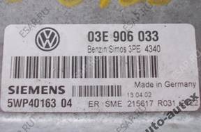 БЛОК УПРАВЛЕНИЯ ДВИГАТЕЛЕМ 03E906033 POLO FABIA IBIZA 1.2 B