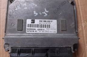 БЛОК УПРАВЛЕНИЯ ДВИГАТЕЛЕМ 03E906033P VW AUDI SEAT SKODA