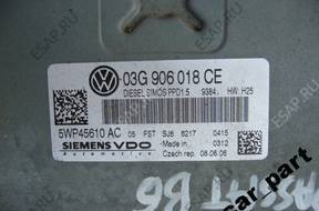 БЛОК УПРАВЛЕНИЯ ДВИГАТЕЛЕМ 03G 906 018 CE PASSAT B6 2.0 TDI