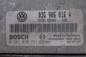 БЛОК УПРАВЛЕНИЯ ДВИГАТЕЛЕМ 03G906016A