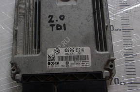 БЛОК УПРАВЛЕНИЯ   ДВИГАТЕЛЕМ 03G906016AJ 2.0 TDI