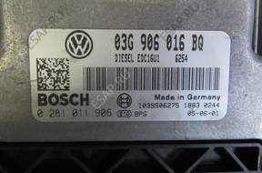 БЛОК УПРАВЛЕНИЯ   ДВИГАТЕЛЕМ 03G906016BQ