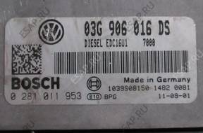 БЛОК УПРАВЛЕНИЯ ДВИГАТЕЛЕМ 03G906016DS