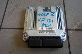 БЛОК УПРАВЛЕНИЯ ДВИГАТЕЛЕМ 03G906016ET VW GOLF V 2.0 TDI