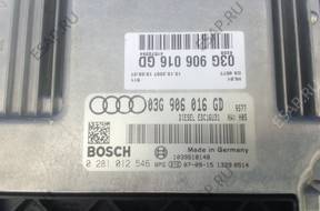 БЛОК УПРАВЛЕНИЯ   ДВИГАТЕЛЕМ 03G906016GD AUDI 1.9TDI