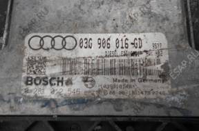 БЛОК УПРАВЛЕНИЯ ДВИГАТЕЛЕМ 03G906016GD Audi A4 B7 1.9TDI BRB