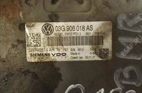 БЛОК УПРАВЛЕНИЯ ДВИГАТЕЛЕМ 03G906018AS 2.0 TDI BMR