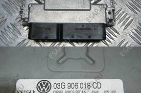 БЛОК УПРАВЛЕНИЯ   ДВИГАТЕЛЕМ 03G906018CD VW 2.0TDi