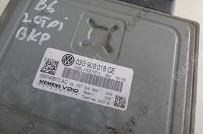 БЛОК УПРАВЛЕНИЯ ДВИГАТЕЛЕМ 03G906018CE VW PASSAT B6 2.0 TDI