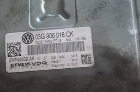 БЛОК УПРАВЛЕНИЯ ДВИГАТЕЛЕМ 03G906018CK VW PASSAT B6 2.0TDI