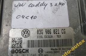 БЛОК УПРАВЛЕНИЯ ДВИГАТЕЛЕМ 03G906021CG VW CADDY 1.9 TDI