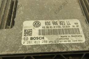 БЛОК УПРАВЛЕНИЯ ДВИГАТЕЛЕМ 03G906021LL 08 год,OK