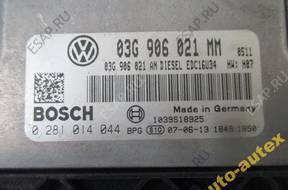 БЛОК УПРАВЛЕНИЯ ДВИГАТЕЛЕМ 03G906021MM VW TOURAN 1.9 TDI
