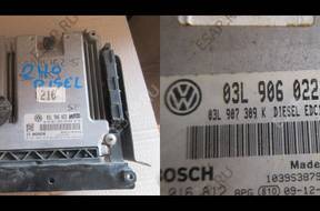 БЛОК УПРАВЛЕНИЯ   ДВИГАТЕЛЕМ 03L906022SM