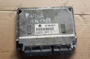 БЛОК УПРАВЛЕНИЯ ДВИГАТЕЛЕМ 047906033H SKODA FABIA I 1.4 MPI
