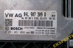 БЛОК УПРАВЛЕНИЯ ДВИГАТЕЛЕМ 04L907309 год, 2.0 TDI Passat B8 FV