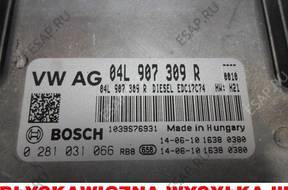БЛОК УПРАВЛЕНИЯ ДВИГАТЕЛЕМ 04L907309 год, GOLF VII 7 5G0 1.6