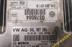 БЛОК УПРАВЛЕНИЯ ДВИГАТЕЛЕМ 04L907309 GOLF VII 1.6 TDI 5G0